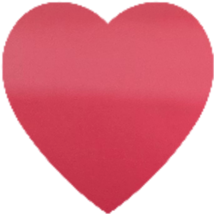 Clear bubble gum pink